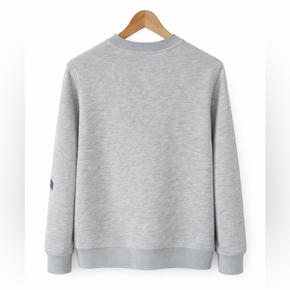 Kenzo Paris Wave Embroidery Sweatshirt – Gray/Blue • Size M • Unisex - Picture 4 of 8